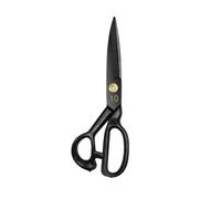 8-12inch Tailor Scissors Black Cutting Sewing Shears Embroidery Work(Black-10)