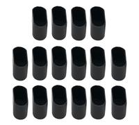 8/16 Pezzi 15 * 30mm Coprigambe For Tavolo Ovale, Tappetino For Mobili, Utilizzato For Tavoli E Sedie, Protettivo Nero