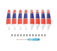 8/16 pezzi di elica for drone, lama leggera a sgancio rapido, vite for ala for accessori for mini 3 droni(8pcs three color)