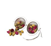 8-20 filtri a sfera in acciaio inox per tè e spezie, infusore per tè a sfera con chiusura a rete, per la casa e la cucina (16 pezzi)