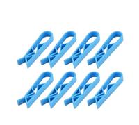 8-200 pezzi di plastica da cucina bidone della spazzatura clip sacchetto fisso antiscivolo supporto morsetto snack tenuta strumenti per Cucina(8PCS-Blue)
