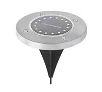 8/20LED Luce Del Disco Di Energia Solare Giardino Esterno Sotterranea Della Piattaforma Faretto Lampada Sepolta Decorazione Luminoso ed efficiente dal punto di vista energeti(20LED-Warm White,1Pcs)