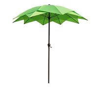 8.2ft/2.5M Garden Umbrella, Outdoor Crank 50 + Sunshade, 10 Ribs, Used for Market Balcony, Fishing, Garden