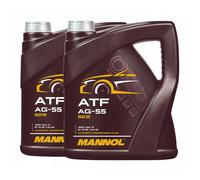 8 (2x4) Litro Mannol Ag 55 Automatico Olio per Ingranaggi / Atf / Zf 6 HP /VW