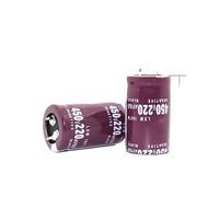 8~30pcs/lot 450V 220UF 450V220UF aluminum electrolytic capacitor size 25 * 40mm ECK2 20% NWPNLXEA(8pcs)