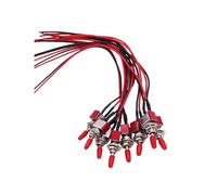 8/4/2/1 pz Piccolo Piccolo Interruttore A Levetta ON/Off SPST con Fili Pre-saldati for Camion Auto illuminazione di emergenza industriale(1pc)