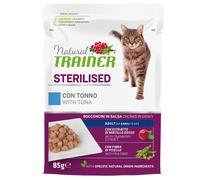NATURAL TRAINER ADULT STERILISED BOCCONCINI IN SALSA CON TONNO 85 GR.