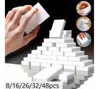 8/48 pezzi Spugne magiche per la pulizia, Tamponi per la pulizia in schiuma, Spugne per la pulizia multiuso per uso domestico, Spugne per lavare i piatti in cucina, Adatte per pulire mobili, bagno, va