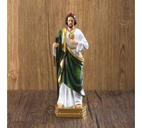 8,5" pollici Gesù figura religiosa decorazione dipinta a mano regalo chiesa