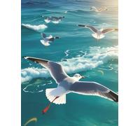 8.5" X 11" NoteBooks "Wings Over the Ocean"