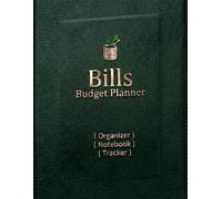 8.5x11 inch Notebook for Bills and Budget Organizing Planner: Take Control of Your Finances, Master Your Monthly Budget, and Achieve Your Financial Goals with Ease