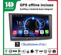 8"64GB Qualcomm Autoradio CarPlay GPS Navigatore Opel Corsa D/C Astra H Zafira B