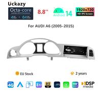 8.8”128GB Android 14 Car Radio For Audi A6 C6 4f 2005-2009 MMI Multimedia GPS Video Player Navigation Stereo DSP Audio 4GCarPlay