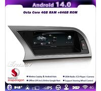 8,8" Android 14 Qualcomm Autoradio Carplay 4+64GB GPS Navigatore Audi A4/S4/RS4