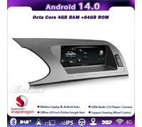 8,8" Android 14 Qualcomm Autoradio Carplay 4+64GB Radio GPS Navigatore A4/S4/RS4