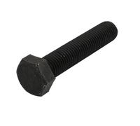 8.8 Grade M16x80mm Full Threaded Left Hand Thread Hex Head Bolt Black