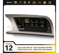 8,8" IPS Android 14 Autoradio 8-Core 4+64GB Navi BT 5.0 CarPlay WiFi Per Audi A5
