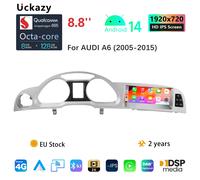 8.8"Qualcomm Snapdragon 665 Android 14 Car Radio For Audi A6 C6 4f 2005-2009 MMI Multimedia GPS Navigation Stereo DSP CarPlay