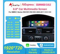 8.8 ''Wireless Apple CarPlay Android Auto Per BMW Serie 3 5 E60 E61 E90 E91 E92 E93 CCC CIC Sistema Schermo di visualizzazione multimediale CIC System