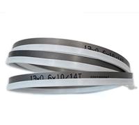 8" 9" 10" 12" M42 Bi-Metal 1/2" Lame for sega a nastro. 1425 1570 1790 X 13mm Con 6, 14Tpi Lama for sega a nastro Taglio di legno duro, metallo.(6Tpi,Length 1425mm)
