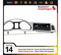 8,9" Android 14 DAB+ Autoradio per Audi A6 Navi CarPlay 64G WiFi Qualcomm 8 Core