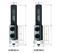 8/980.561-562 CMT FRESE CON COLTELLINI E CUSCINETTO PER RIFILARE MATERIALI COMPO