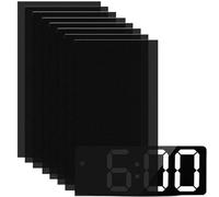 8 adesivi oscuranti della luce, 20,3 x 10,2 cm, filtri di copertura LED per sveglia, radio, decoder via cavo, monitor, fogli oscuranti per elettronica