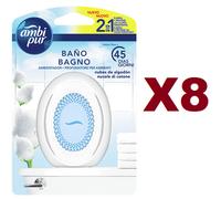 4 AMBIPUR BAGNO NUVOLE DI COTONE PROFUMATORE AMBIENTE ELIMINA ODORI AMBI PUR