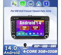 8" Android 14 Autoradio Per VW Golf Passat Tiguan Polo Jetta GPS Navi Radio DAB+