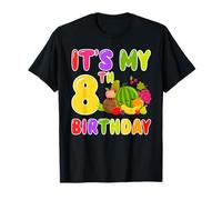 8 Anni Compleanno Bambini It's My 8th Birthday Fruit Party Maglietta