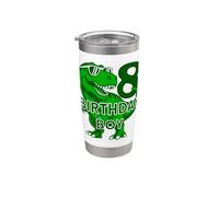 8 ANNI DINO COMPLEANNO BIMBO DINOSAURIER 8° COMPLEANNO Bicchiere termico in acciaio inox doppia parete