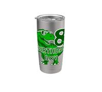 8 ANNI DINO COMPLEANNO BIMBO DINOSAURIER 8° COMPLEANNO Bicchiere termico in acciaio inox doppia parete