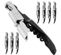 8 apribottiglie per vino con tagliacapsule, cavatappi professionale da cameriere, multifunzione, manuale, accessorio per birra, bar, ristorante, camerieri