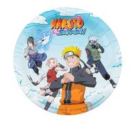 8 assiettes en carton de 18 cm Naruto™