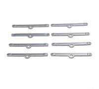 8 barre distanziatrici per valvole da 86,4 cm, in metallo cromato, progettate per applicazioni di manutenzione del motore Chevy 283 305 327