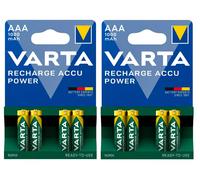 VAR R2U 4X1000 - Batteria NiMh, AAA (micro), 1000 mAh, confezione da 4
