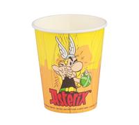 8 Bicchieri di Carta Asterix da 250 ml - Multicolore