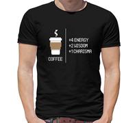8 Bit Caffè T-Shirt - Pixel Rétro - da Nerd - Nerd RPG