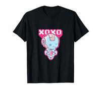 8-Bit Kawaii Robot Graphic - Carino Pixel Art Gamer Top Maglietta