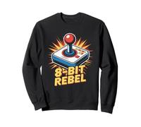 8-Bit Rebel Pop Culture Retro Videogioco Felpa