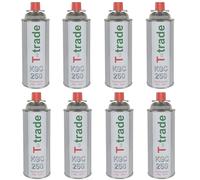 8 Bombolette Gas Butano Cartuccia Korea 250gr Ricarica Fornellino Campeggio R250