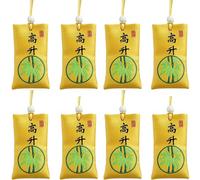 8 buste di sale spirituale buddista - Sale Spirituale con sacchetto - Sacchetto di sale spirituale portafortuna talismano classico, ornamento da appendere per auto, portafortuna