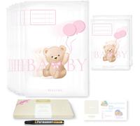 8 Bustine Corredino Neonato Ospedale Teddy Bear, 6 Grandi E 2 Piccole - Sacchett