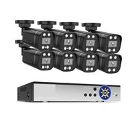 8 Canali 5MP AHD CCTV Camera Wired Security System 2K HD Kit Di Videosorveglianza DVR Visione Notturna A Infrarossi Buona Qualità Dell'Immagine(3T)