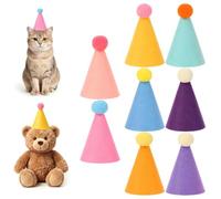 8 cappelli di peluche a forma di animale, per feste e compleanni, per