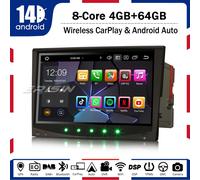 8" CarPlay Android 14 GPS Car Stereo for Porsche Cayman 987 911 Boxster DAB+DSP