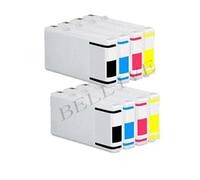 8 CARTUCCE COMPATIBIL PER EPSON WorkForce Pro WP 4515 DN 2 BK + 2C + 2 M+ 2Y BL