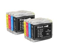 8 Cartucce di inchiostro (Set) per Brother Fax-1360 Fax-1460 Fax-1560 MFC-240C