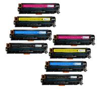8 Cartucce di toner láser (Set) per HP LaserJet Pro 200 Color M251n M251nw