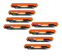 8 Cartucce di toner rimpiazzare HP CF350A, CF351A, CF352A, CF353A (130A)